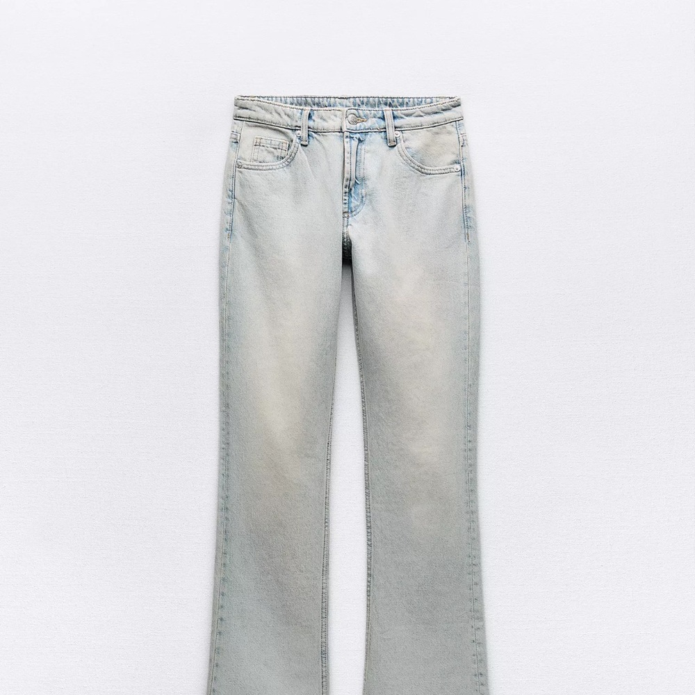 Zara Light Blue Flare Jeans